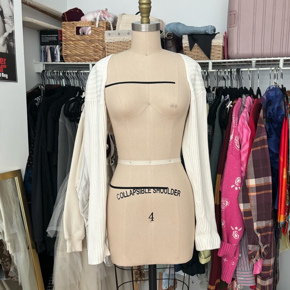 Baggy White Shrug